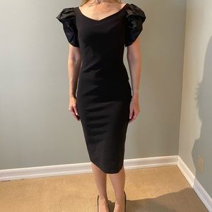 Black cocktail dress